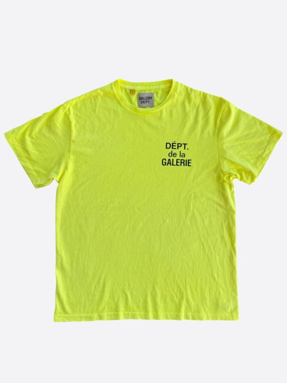 Gallery Dept Yellow & Black Souvenir Logo T-Shirt